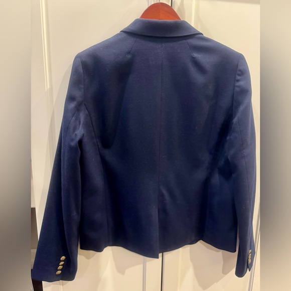 J. Crew Factory Original Schoolboy Blazer - Navy - Size 14 - EUC - Picture 5 of 6